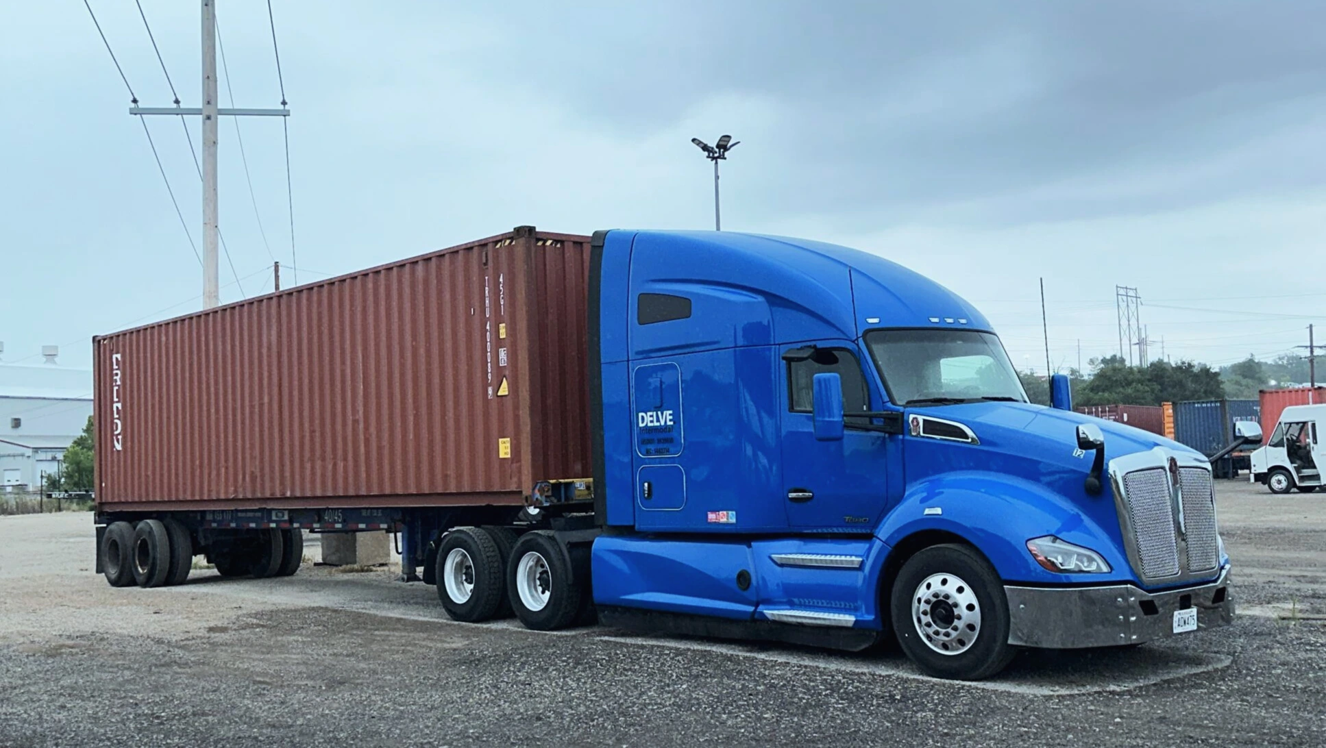Driver with truck